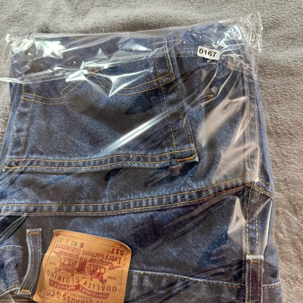 Vintage Levi's 517 Jeans Men's 40x30 (Fits 38x30) Blue Boot‎ Cut 90s Made In USA